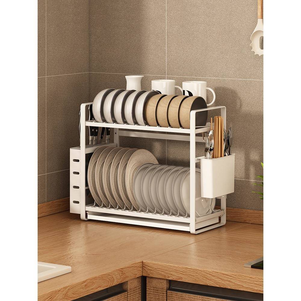 碗碟收纳架窄水槽沥水架小型放碗架碗筷沥水水池洗碗池厨房置物架