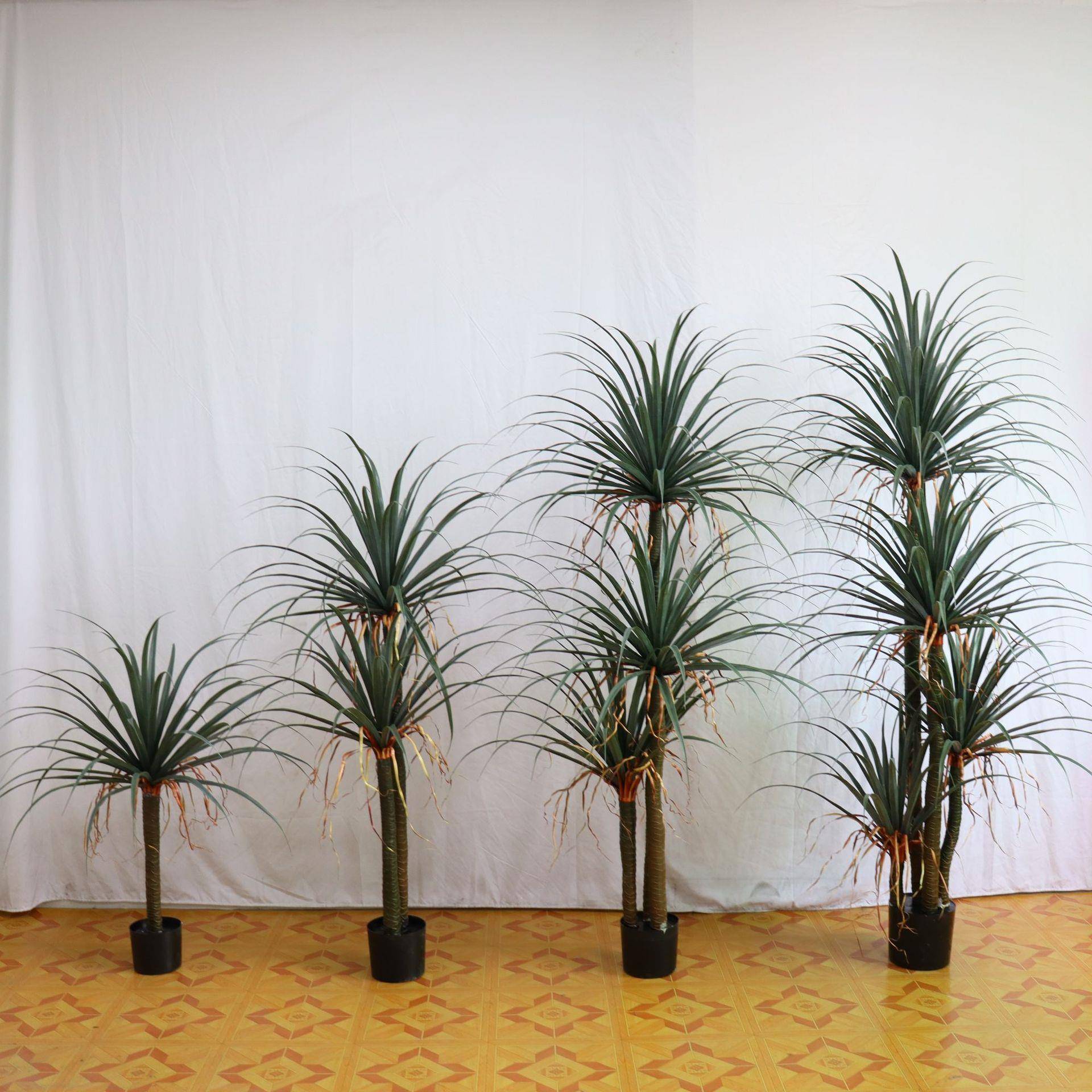 假树龙血树仿真植物落地盆栽大型客厅盆景假花塑料花装饰仿真绿植