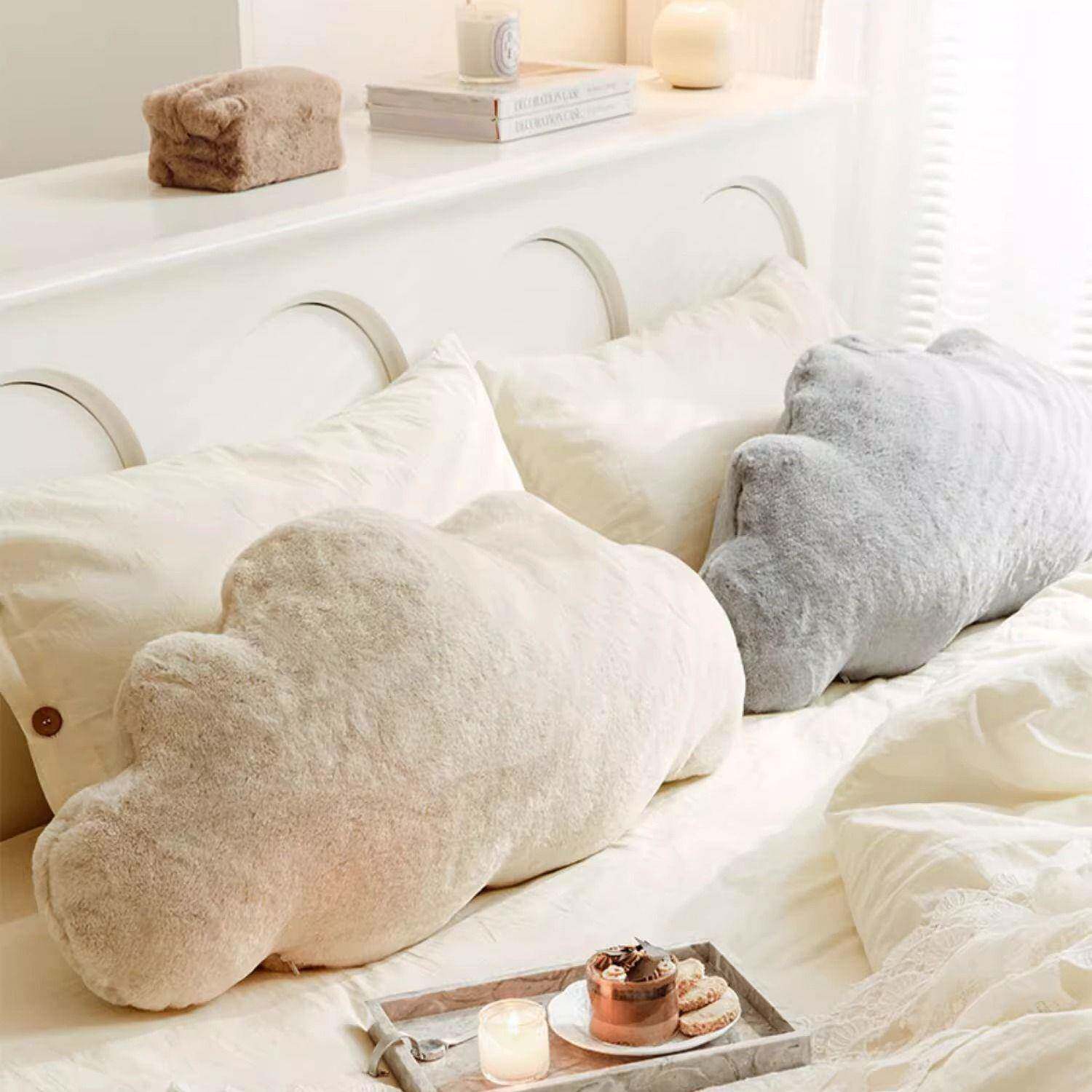 大白鹅床头靠背云朵大长条抱枕宿舍床上超软包女学生睡觉靠垫