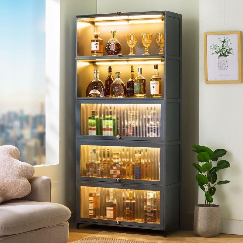 厨房架置物架落地多层餐边柜橱柜置物柜碗架碗柜收纳柜餐具柜酒柜