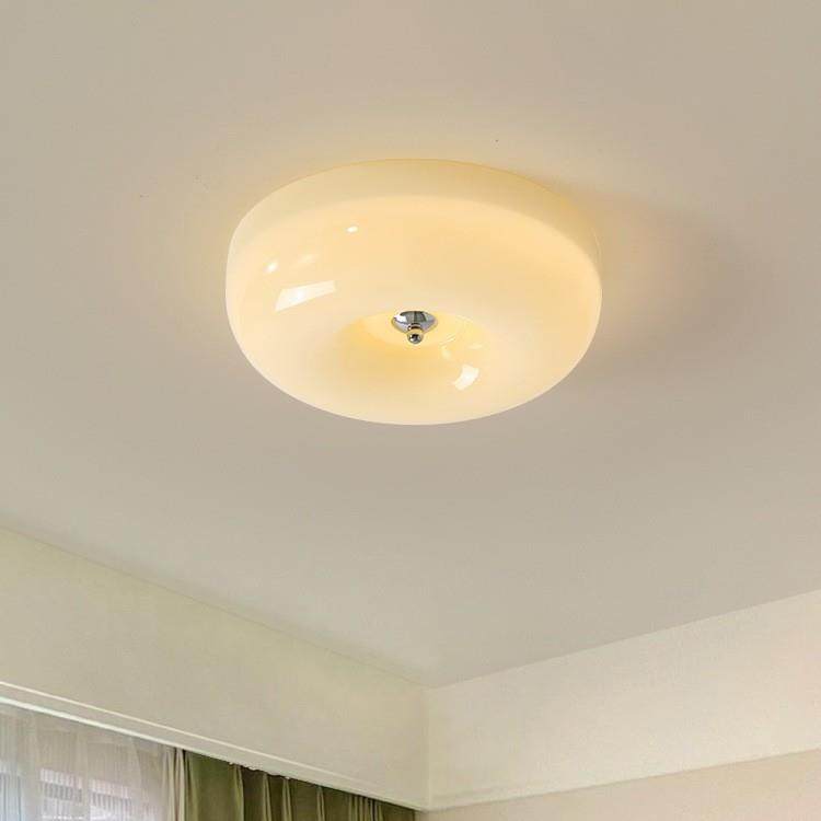 奶油风卧室吸顶灯法式布丁餐厅客厅灯中古阳台玄关灯复古灯具,家装灯饰光源,客厅吸顶灯,淘宝优惠券,粉丝福利购,淘宝优惠卷