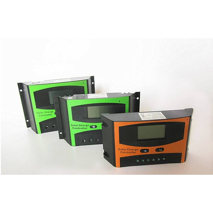 离网太阳能光控 时控 控制器 40A 12/24V LCE液晶显示屏光伏