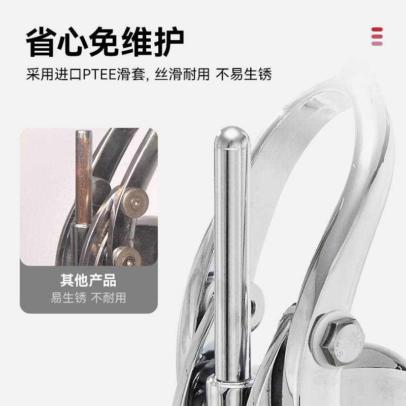 跨境不锈钢家用手动榨汁机手工水果压汁机商用小型多功能榨汁器