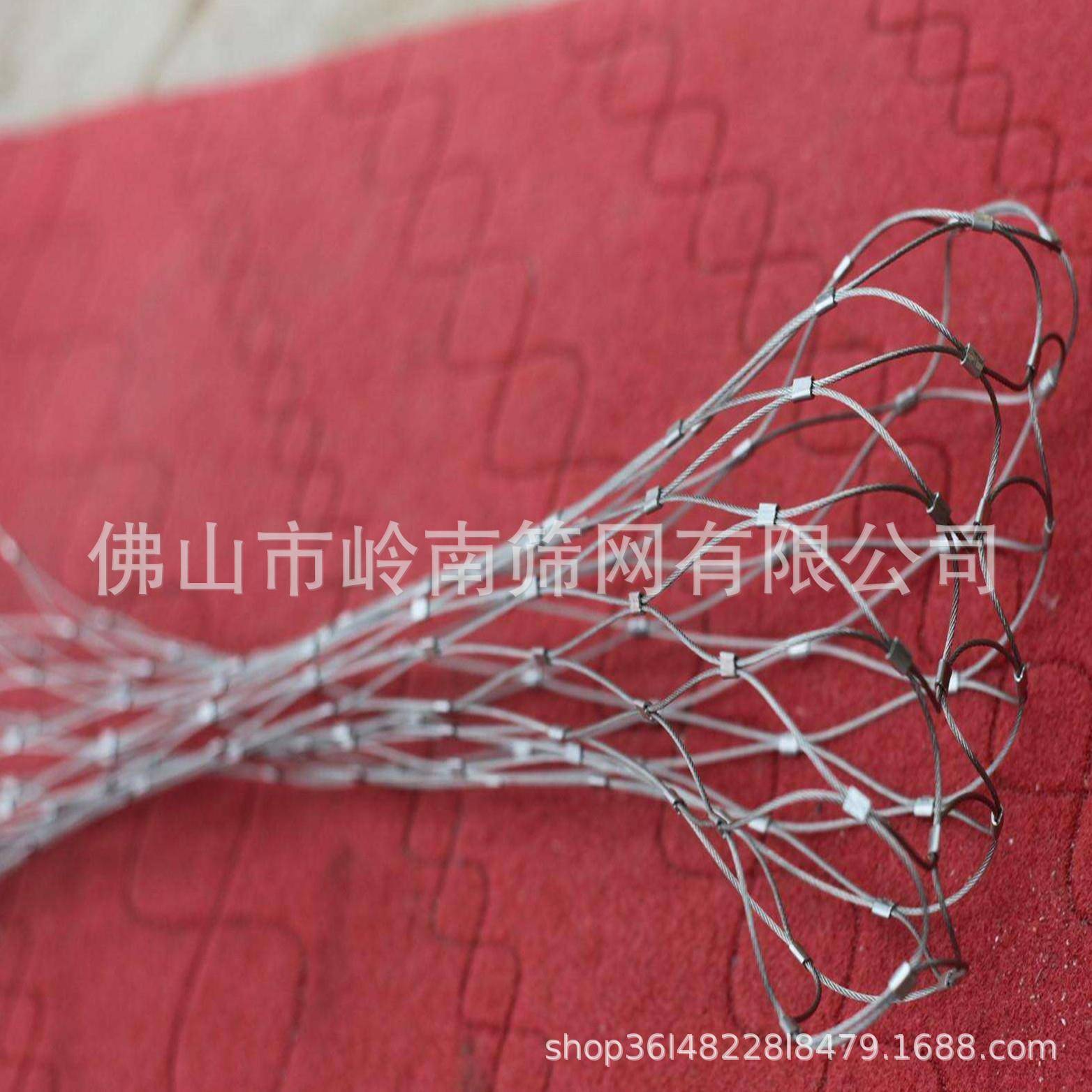 卡扣钢丝绳网动物园防护网高空防坠钢丝绳网阳台防盗网防盗窗