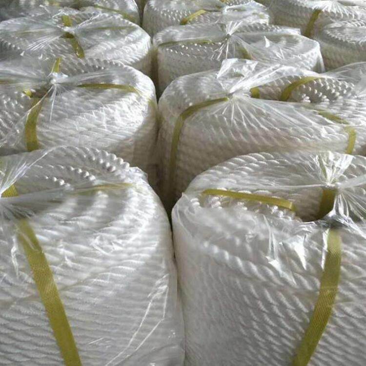 尼龙绳胶丝P绳574船用0缆车绳圆丝绳P白盘绳高强度聚乙烯捆绑绳0