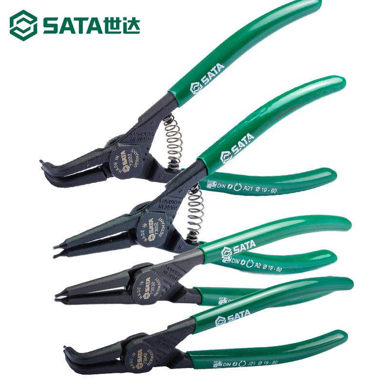 德式卡簧钳内外两用扩张钳工业级轴用穴用挡圈钳卡环弹簧钳子
