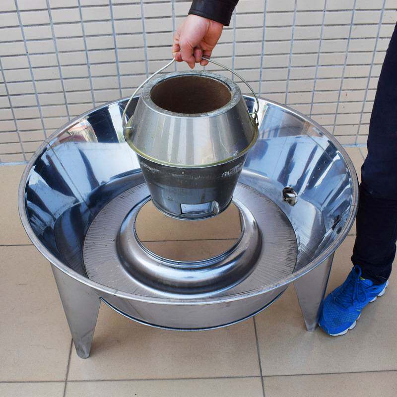 商用木炭烤鸭炉80公分90公分果木烤鸭炉圆筒形炭火无烟烤鸡炉