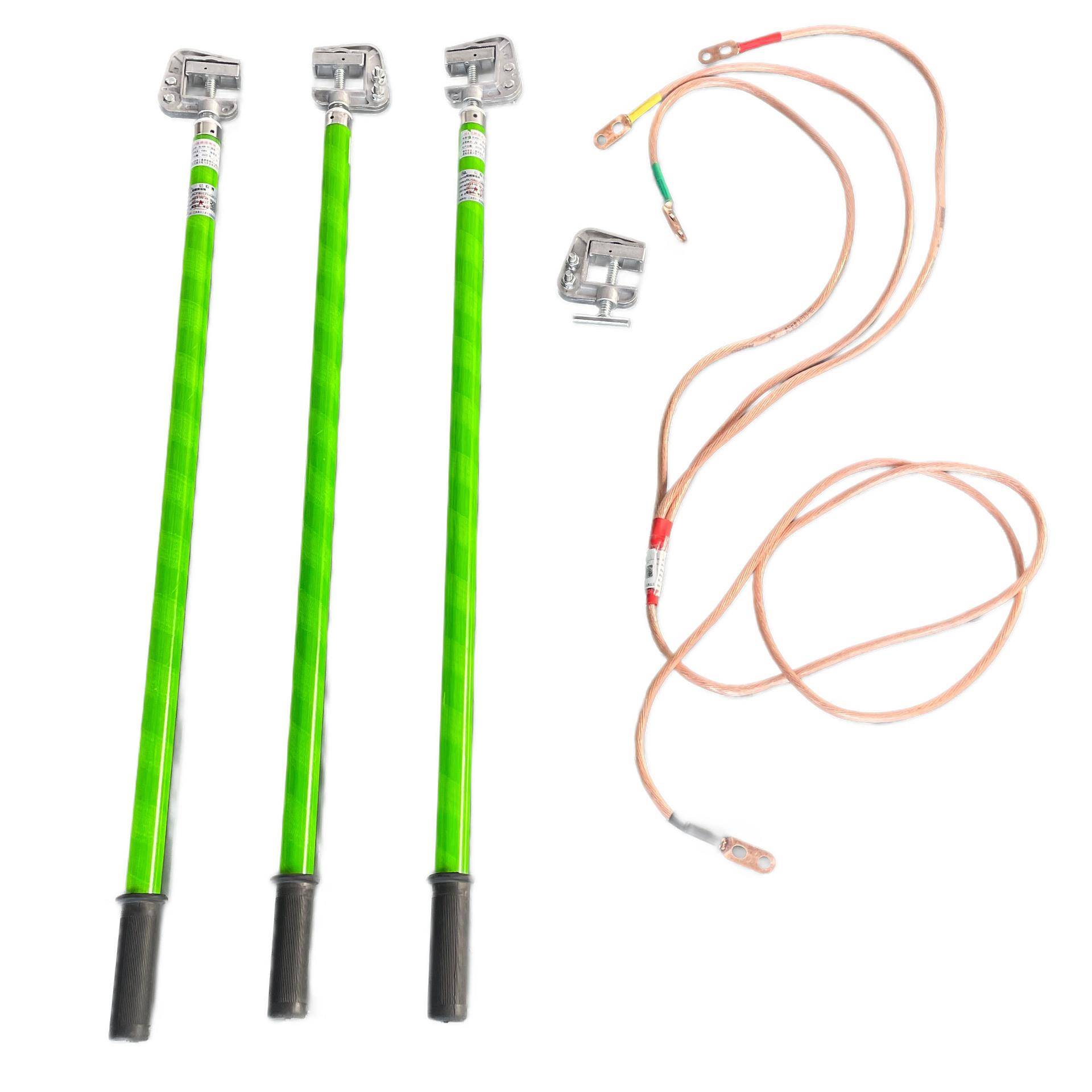 携带型10kV短路接地线接地棒电力检修临时接地装置高压短路接地线