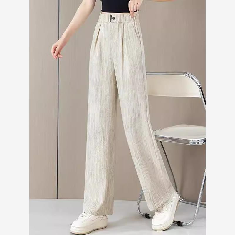 2025冰丝皱高级女裤垂感