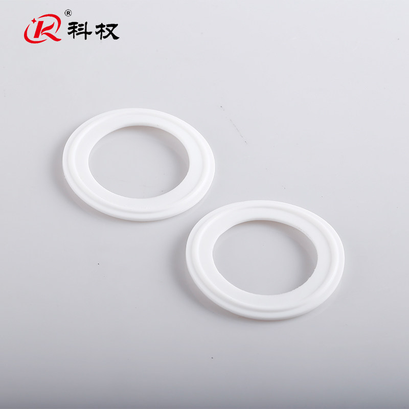 卫生级四氟垫片卡箍/快装垫/聚四氟乙烯硬垫片/PTFE密封圈不锈钢