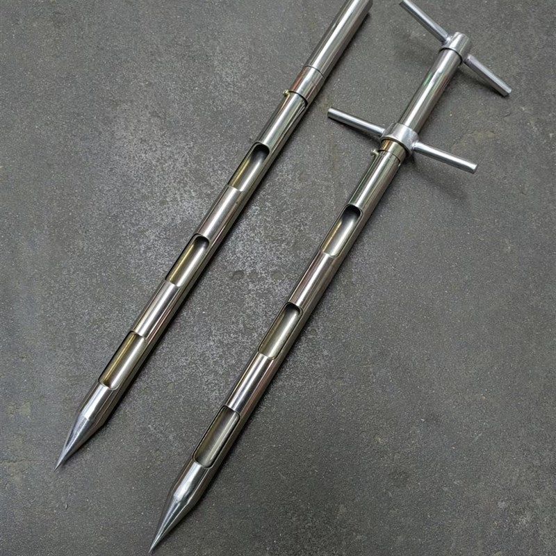 不锈钢双管分层粮食取样器水泥扦样钎探子商砼粉煤灰玉米小麦