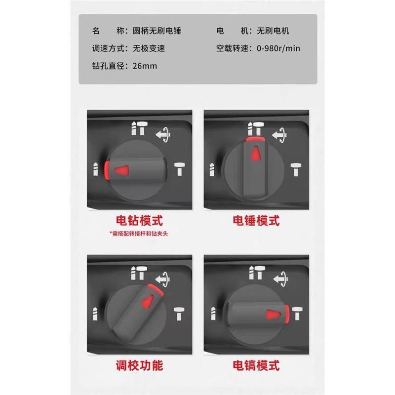 大艺a3款无刷大功率锂电电锤充电锤镐三用混凝土多功能冲击钻电钻,机械设备,矿山专用设备,淘宝优惠券,粉丝福利购,淘宝优惠卷