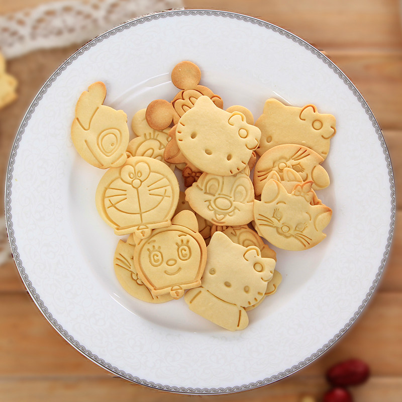 动物卡通饼干模具3D立体饼干模套装 家用烘焙diy曲奇点心印花模型