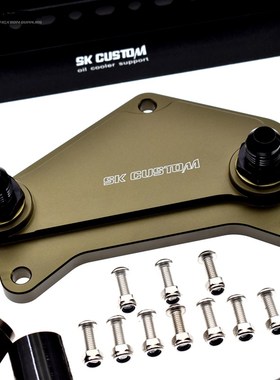 SK CUSTOM适用大众奥迪DQ250变速箱散热器套件02E DSG6速波箱冷却