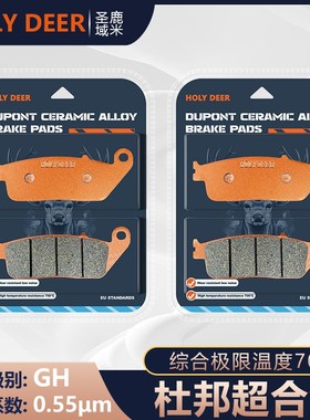 杜邦刹车片适用本田VT1100 C2 C3 95-05年 VRX400T (NC33)碟刹皮