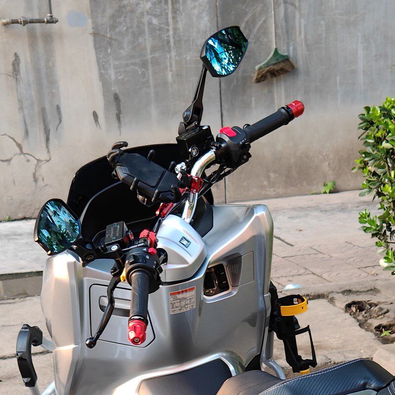 适用UHR150改装大视野后视镜DR300 250 DR160TR300 XCR凸面镜配件