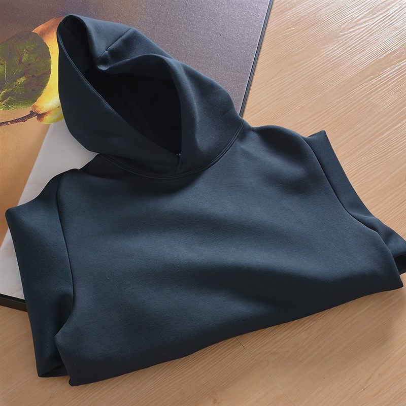 日单!新疆太空棉舒适简约百搭春秋男士纯棉宽松连帽卫衣运动衫潮