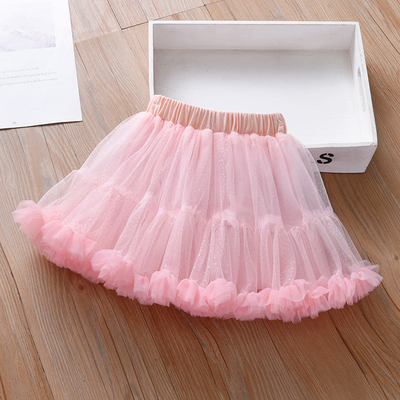 女童纱裙半身裙2023新款夏季公主蓬蓬裙兔兔裙网纱裙子蛋糕裙短裙