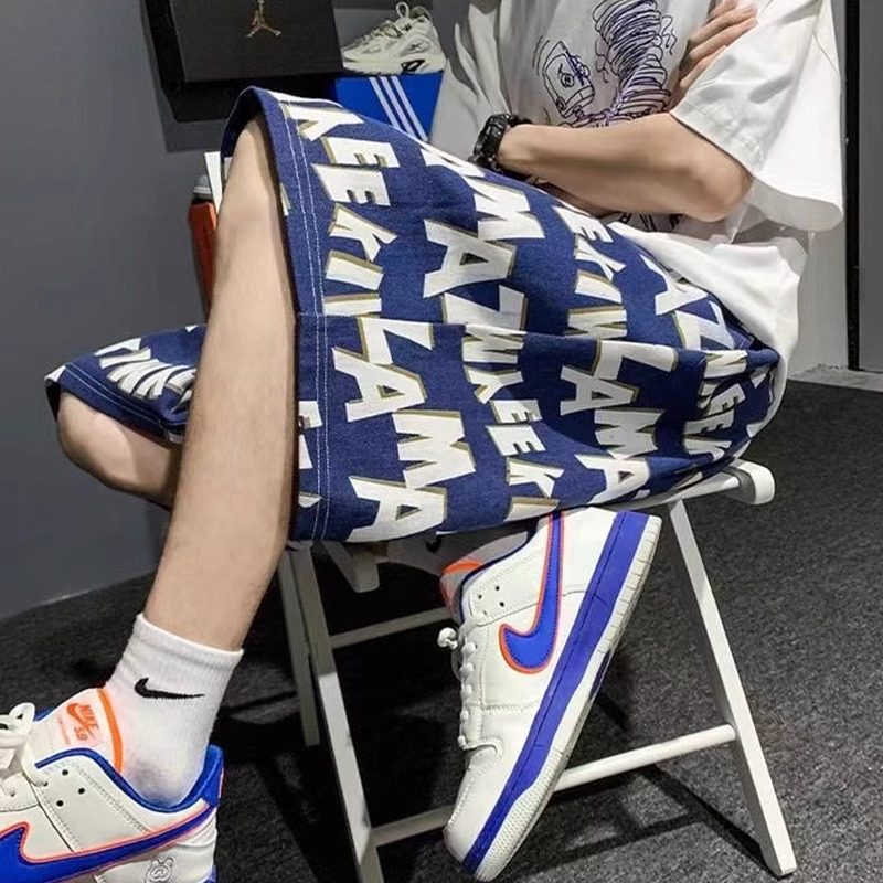 特大码300斤美式休闲短裤男生夏季新款宽松直筒裤高街潮牌五分裤,男装,短裤,淘宝优惠券,粉丝福利购,淘宝优惠卷