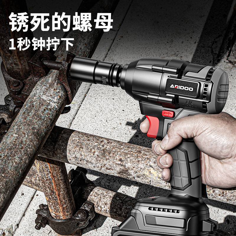 德国无刷电动扳手大扭力轮胎汽修架子工锂电风炮冲击充电板子便携