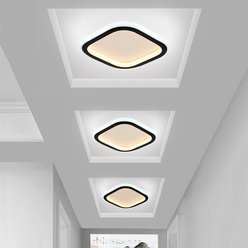 过道灯走廊灯创意玄关灯简约现代门厅灯阳台灯明装筒灯暗装射灯具