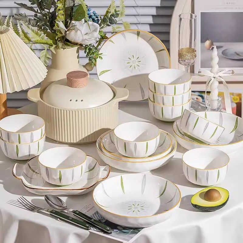 乔迁新居礼物搬家餐具实用高级感新家礼品送人高档暖房碗盘套装