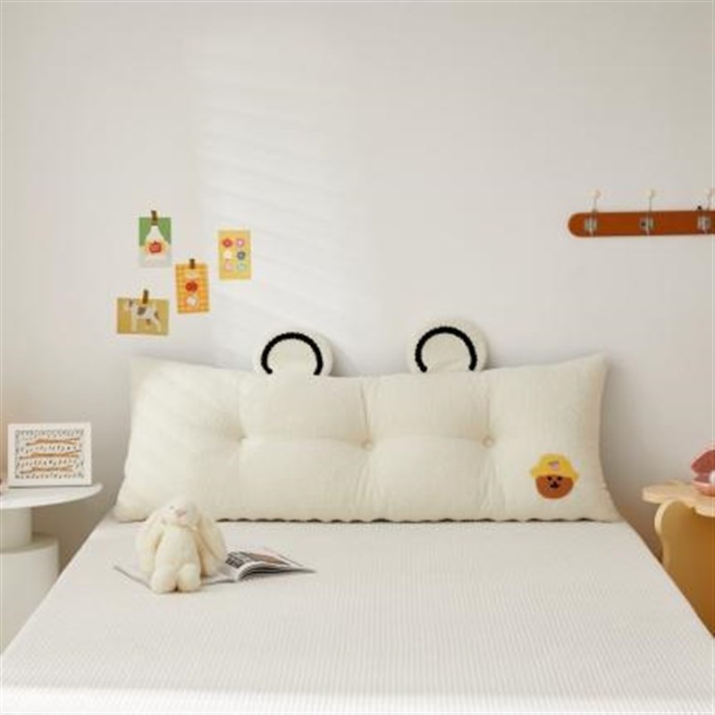 新款卡通床头靠垫长靠枕可爱大靠背抱枕可拆洗沙发抱枕榻榻米防撞