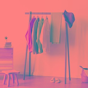 全实木落地挂衣架室内晾挂衣服衣帽架子卧室简约现代多功能置物架