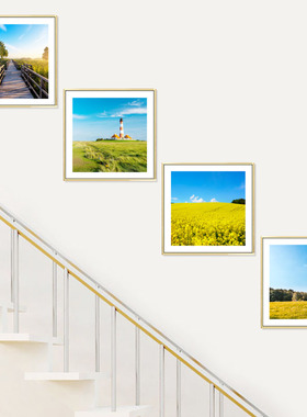 餐厅装饰画楼梯间挂画现代简约风景壁画民宿公寓酒店走廊过道卧室