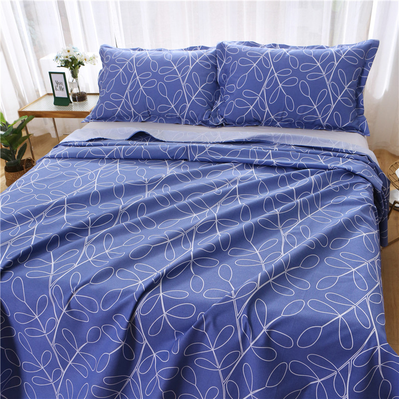 夏凉老粗布床单纯棉全棉防滑抗皱农村大炕单三件套亚麻睡单不起球