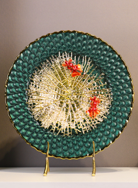 如鱼得水摆件装饰品家用客厅玄关电视柜桌面开业轻奢高档乔迁礼品