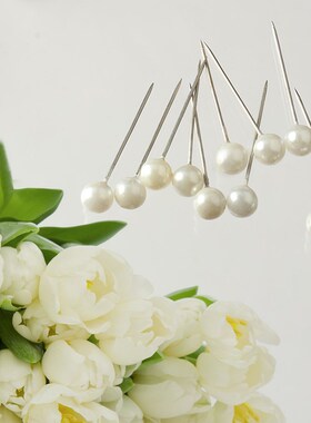 珍珠大头针固定针白色定位针固定针珠光针珍珠大头钉珍珠钉针1000