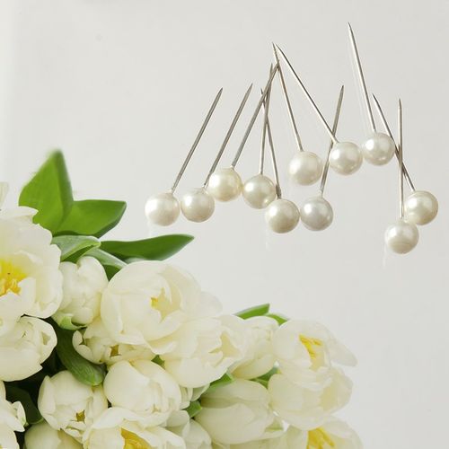 珍珠大头针固定针白色定位针固定针珠光针珍珠大头钉珍珠钉针1000