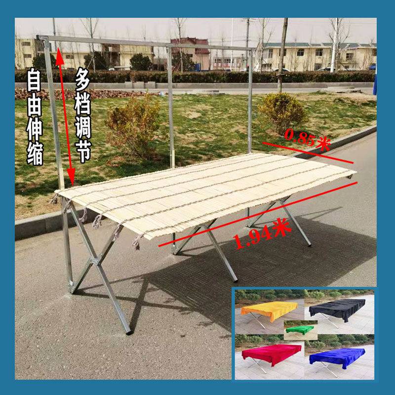小推车摆摊夜市摆地摊货架多功能折叠桌伸缩竹席架子便携摊位展架