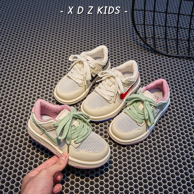 儿童网面板鞋2025新款春夏单网男童透气网鞋魔术贴撞色女童运动鞋,童鞋/婴儿鞋/亲子鞋,运动鞋,淘宝优惠券,粉丝福利购,淘宝优惠卷