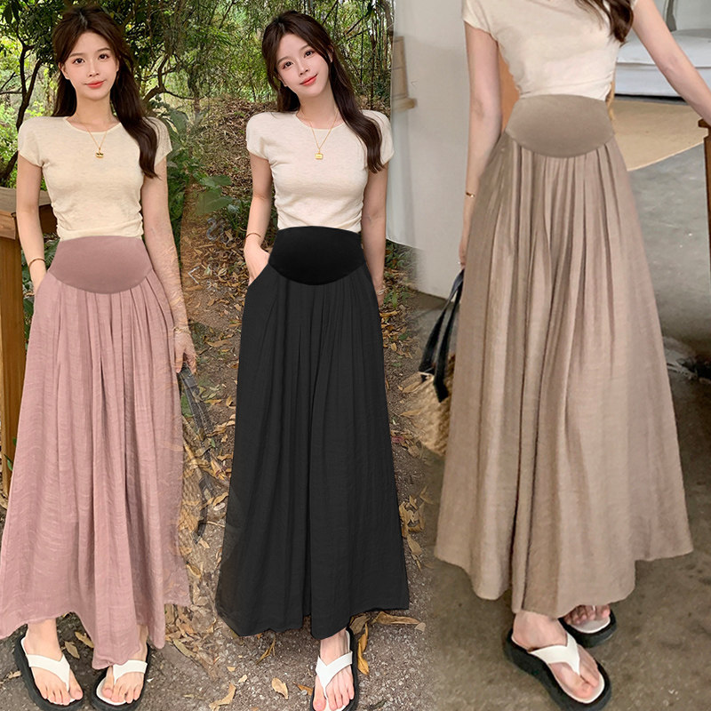 孕妇裤夏季薄款外穿宽松棉麻冰丝雪纺飘飘孕妇阔腿裤裙托腹九分裤,孕妇装/孕产妇用品/营养,孕妇打底裤,淘宝优惠券,粉丝福利购,淘宝优惠卷