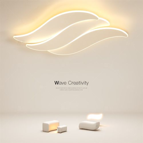 创意卧室吸顶灯全光谱极简led客厅灯高级感餐厅房间2025新款灯具