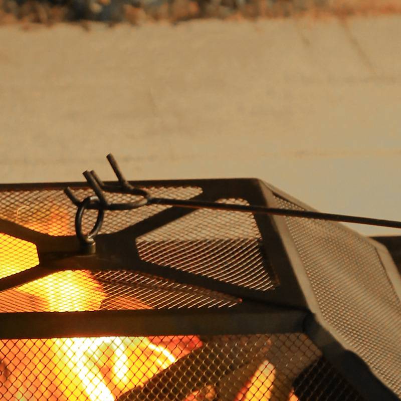 烧烤炉家用别墅火炉庭院花园室内采暖台木碳烧烤炉取暖火盆户外桌