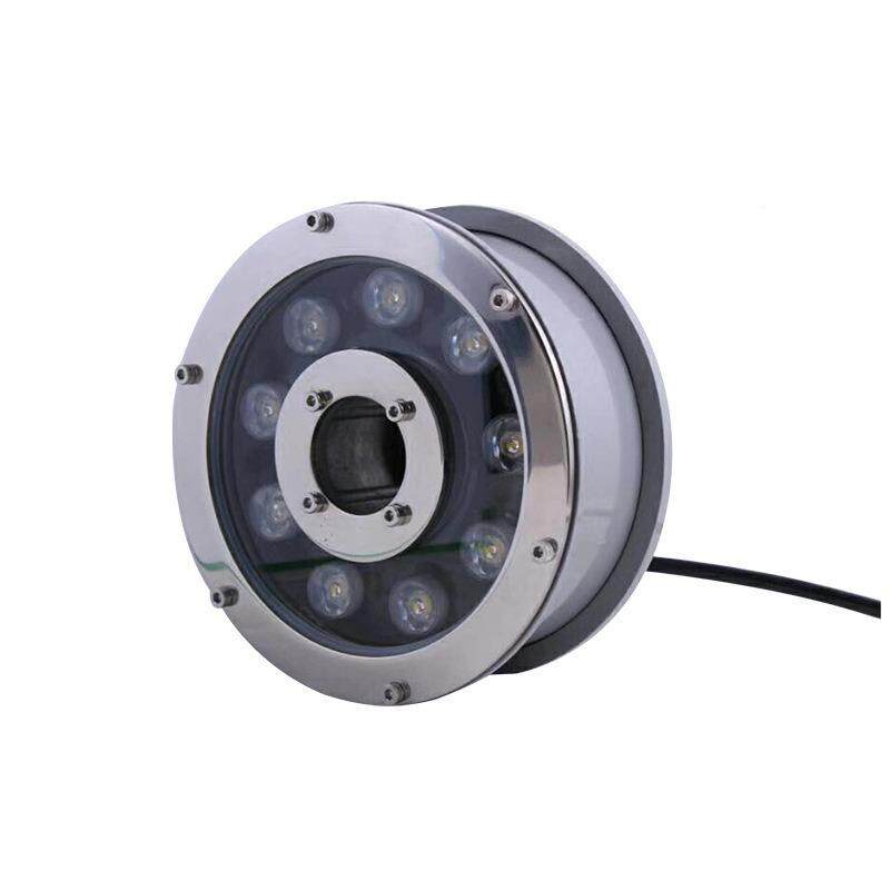 led水HGK-PQ00底灯七水彩遥控喷泉灯池泉灯6W9W2W15W18W全不锈钢
