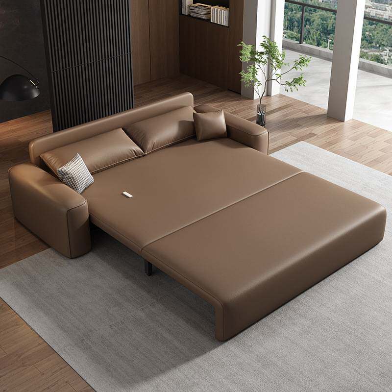 智能电动沙发床两用多功能客厅小户型轻奢全自动单双人可折叠沙发