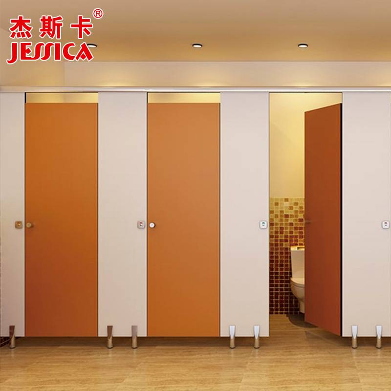 杰斯卡成品公共卫生间隔断板学校幼儿园防水蜂窝板隔断厕所间隔板