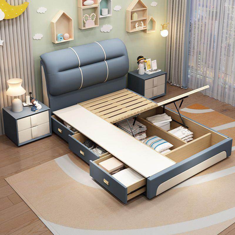 儿童床男孩女孩1.2米单人床现代简约家用主卧单人床可可储物,基础建材,脚轮/万向轮,淘宝优惠券,粉丝福利购,淘宝优惠卷