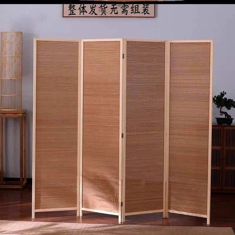 小屏风断A11464矮片竹编儿童幼儿园隔区竹角办公店小屏风隔断活动