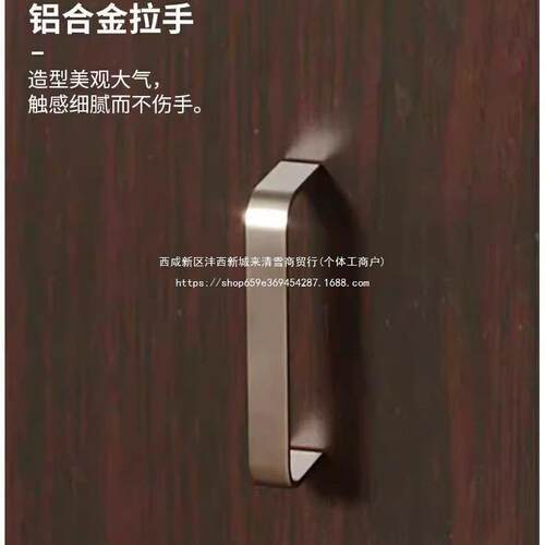 大号床柜锁卧室简约现代床边收带纳柜动家用简易PYV头储移物柜置