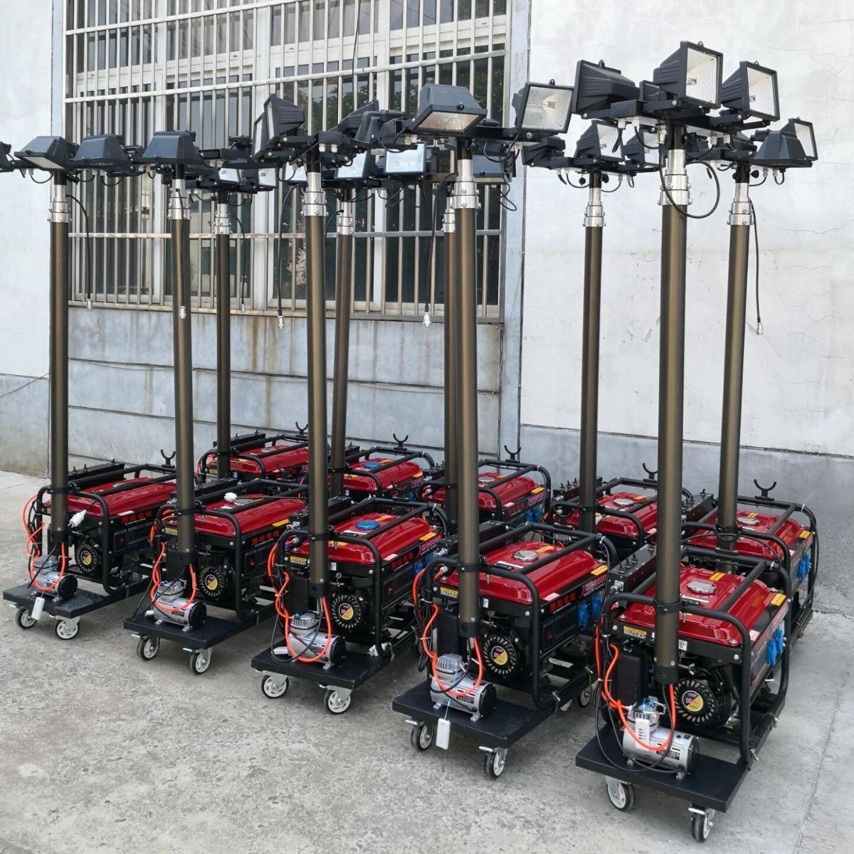 YG968移动升降8YG9688工作灯YG998两油电用升降灯8移动遥控自动泛