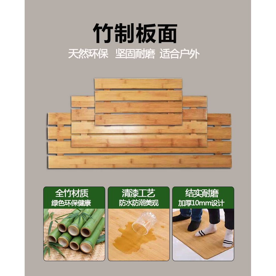现货花店鲜花展示架竹制花架家用阳台绿植架创意烤肉店落地置物架