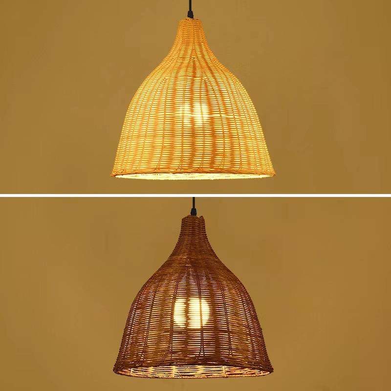 藤编吊灯餐厅东南亚民宿复古藤艺饭店草帽灯罩婚庆店竹艺竹编灯笼,家装灯饰光源,智能吊灯,淘宝优惠券,粉丝福利购,淘宝优惠卷