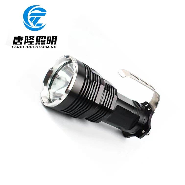 led强光探照灯超亮远射可充电手提灯户外多功能大功率聚光手电筒
