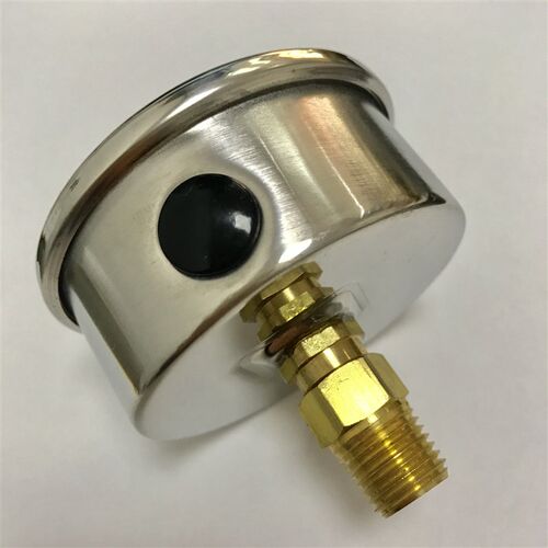 油压力表 直径63mm 压力200bar 3000psi 螺纹 NPT1/4 轴向无边