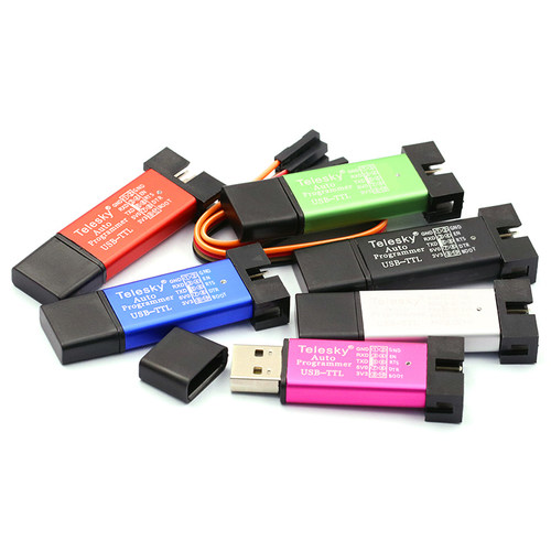 STC单片机51程序自动下载线 USB转TTL免手动冷启编程器STCISP烧录